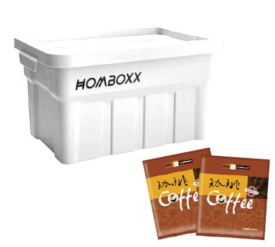 HOMBOXX咖啡包收納盒組-白色