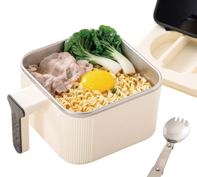 妙管家方型泡麵碗1.5L-含勺